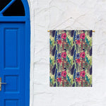 Vintage Watercolor Feather Print Garden Flag