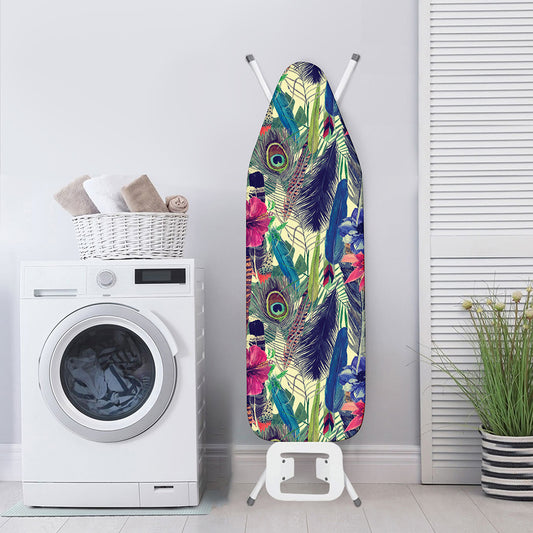 Vintage Watercolor Feather Print Ironing Board Cover