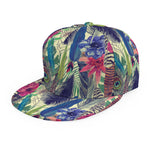 Vintage Watercolor Feather Print Snapback Cap
