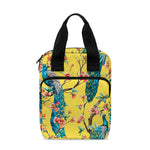 Vintage Watercolor Peacock Print Bible Tote Bag