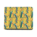 Vintage Watercolor Peacock Print Bifold Wallet