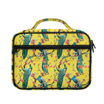 Vintage Watercolor Peacock Print Briefcase Bible Bag