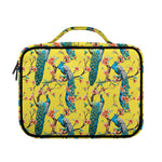Vintage Watercolor Peacock Print Briefcase Bible Bag