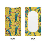 Vintage Watercolor Peacock Print Changing Pad Cover