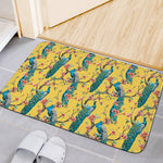 Vintage Watercolor Peacock Print Indoor Door Mat