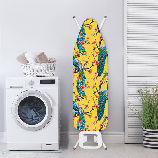 Vintage Watercolor Peacock Print Ironing Board Cover