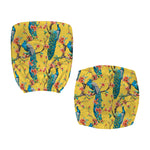 Vintage Watercolor Peacock Print Office Chair Cover