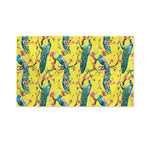 Vintage Watercolor Peacock Print Polyester Flag