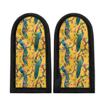 Vintage Watercolor Peacock Print Skillet Handle Cover