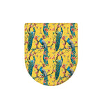 Vintage Watercolor Peacock Print Toilet Lid Cover