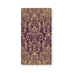 Vintage Western Damask Floral Print Baby Crib Sheet