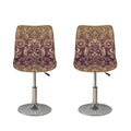 Vintage Western Damask Floral Print Bar Stool Covers