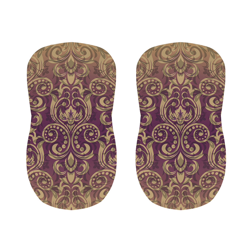 Vintage Western Damask Floral Print Bar Stool Covers