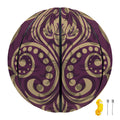 Vintage Western Damask Floral Print Basketball