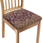 Vintage Western Damask Floral Print Chair Cushion Cover