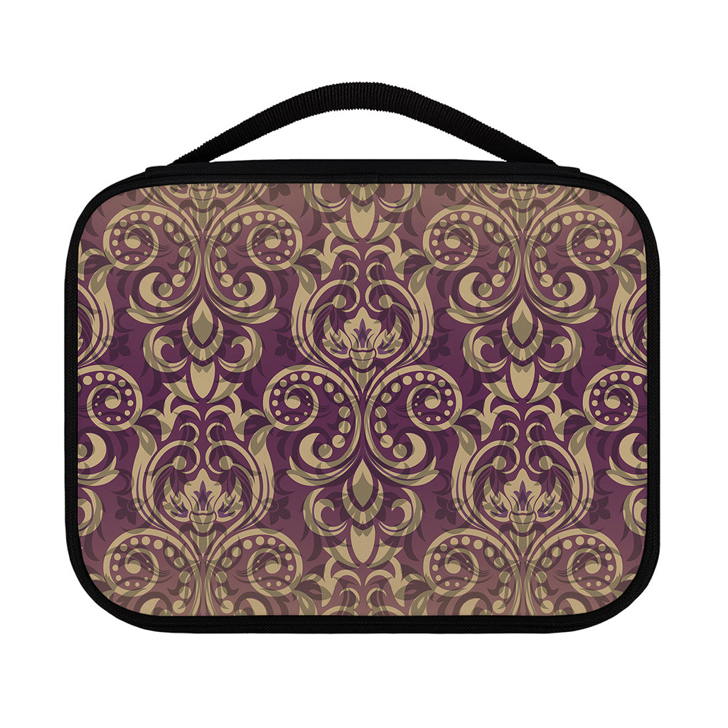 Vintage Western Damask Floral Print Classic Bible Case