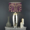 Vintage Western Damask Floral Print Drum Lamp Shade