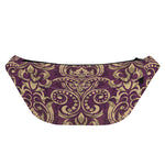 Vintage Western Damask Floral Print Fanny Pack