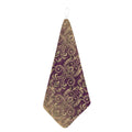 Vintage Western Damask Floral Print Hand Towel