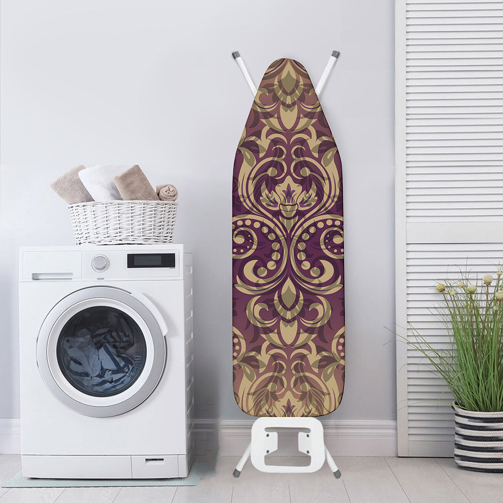 Vintage Western Damask Floral Print Ironing Board Cover