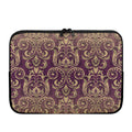 Vintage Western Damask Floral Print Laptop Sleeve