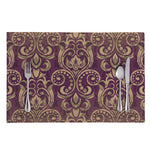 Vintage Western Damask Floral Print Placemat