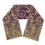 Vintage Western Damask Floral Print Scarf