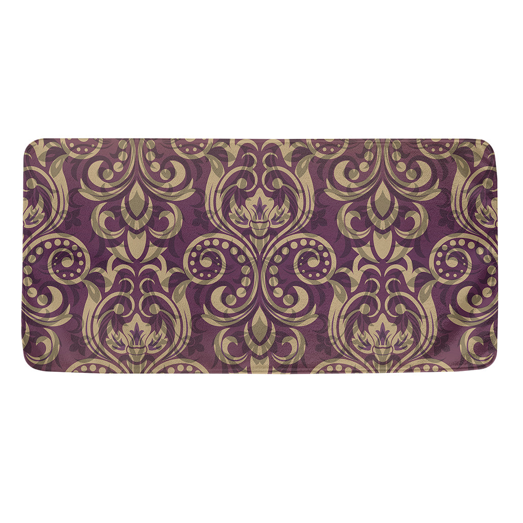 Vintage Western Damask Floral Print Towel
