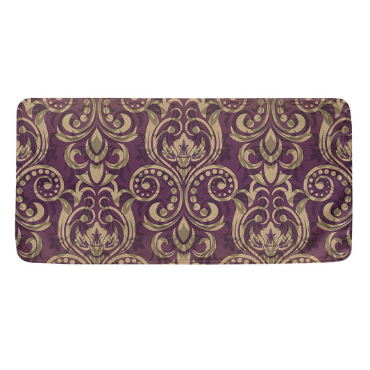 Vintage Western Damask Floral Print Towel