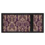 Vintage Western Damask Floral Print Trifold Wallet