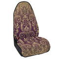 Vintage Western Damask Floral Print Waterproof Car Seat Cover