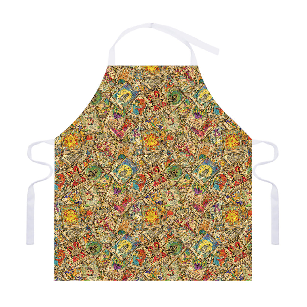 Vintage Wicca Tarot Card Print Adjustable Apron