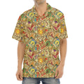 Vintage Wicca Tarot Card Print Aloha Shirt