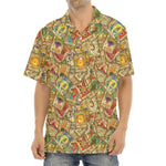 Vintage Wicca Tarot Card Print Aloha Shirt