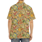 Vintage Wicca Tarot Card Print Aloha Shirt