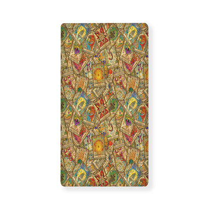 Vintage Wicca Tarot Card Print Baby Crib Sheet