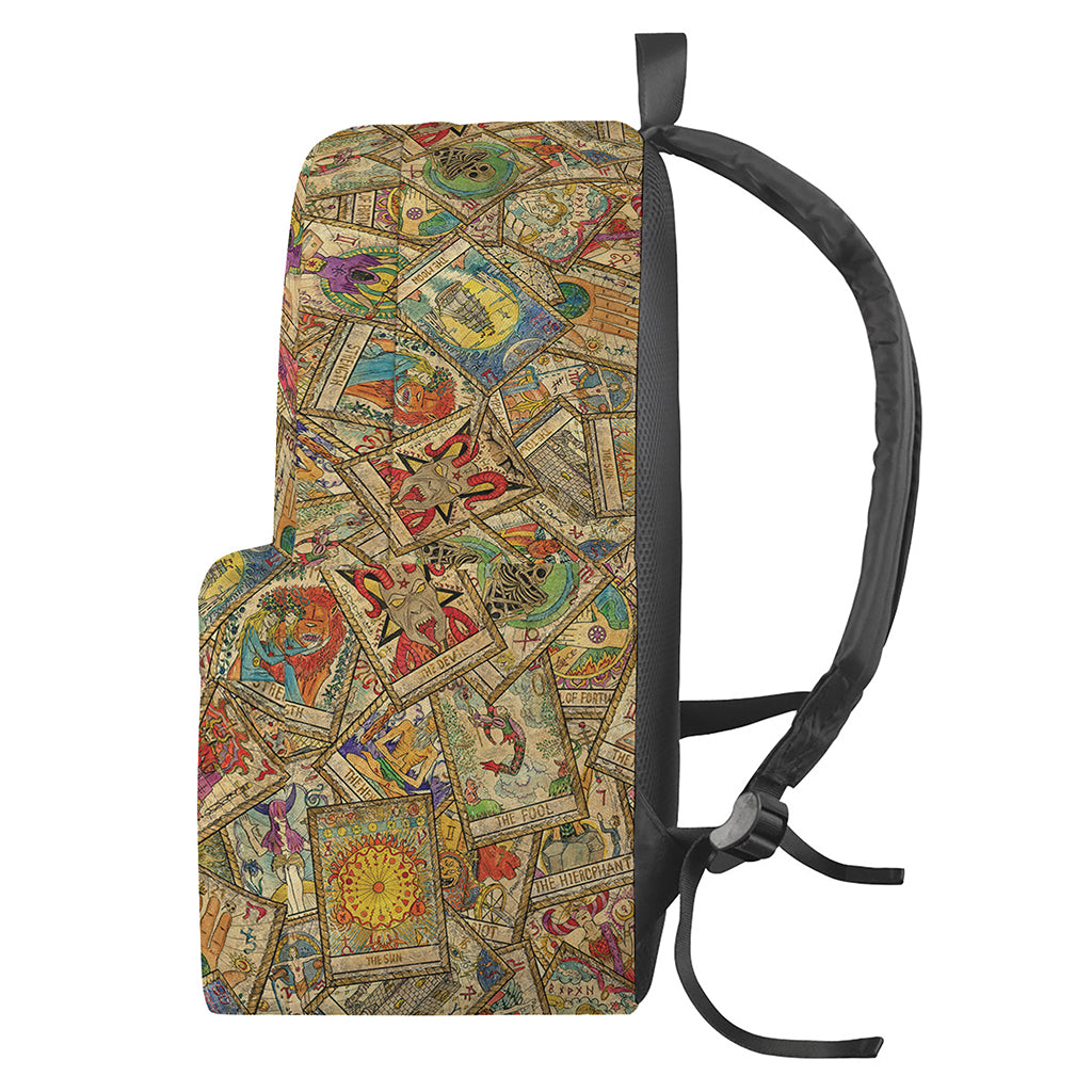 Vintage Wicca Tarot Card Print Backpack