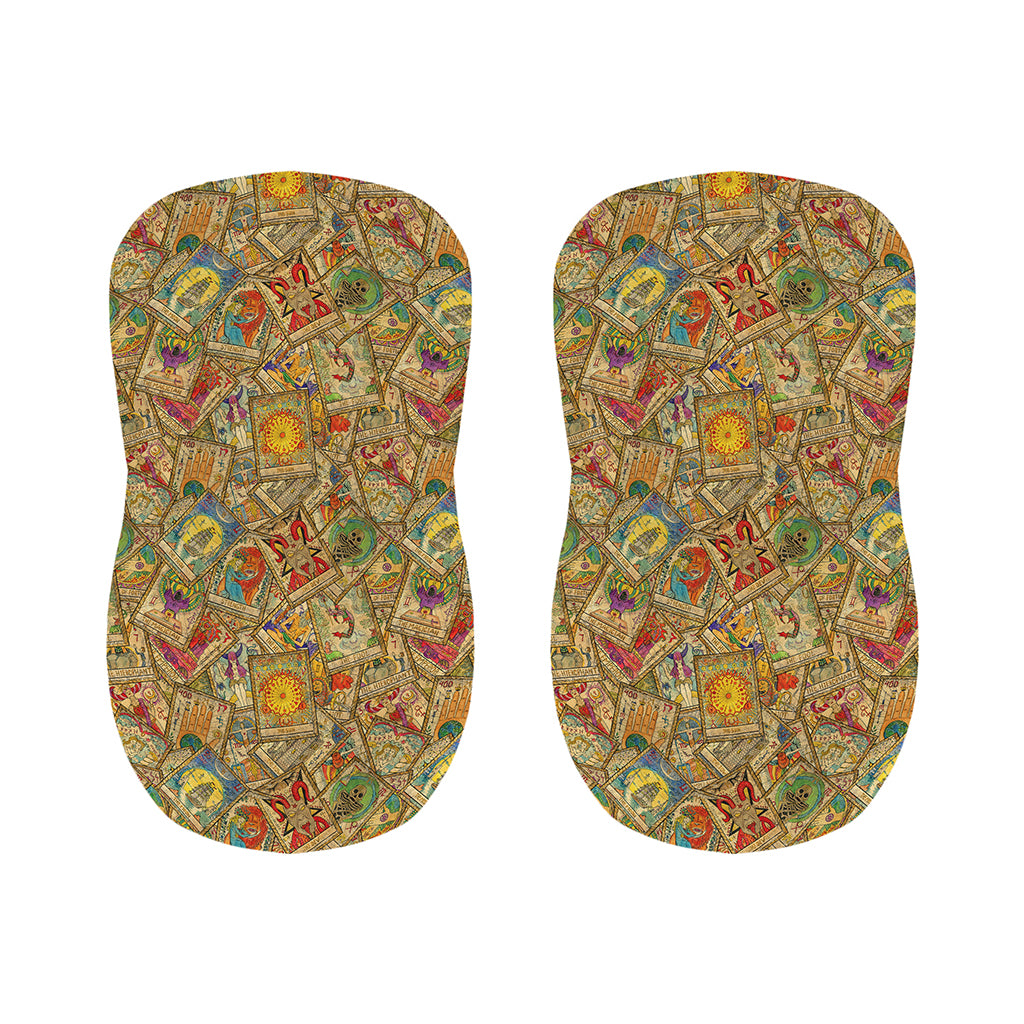 Vintage Wicca Tarot Card Print Bar Stool Covers