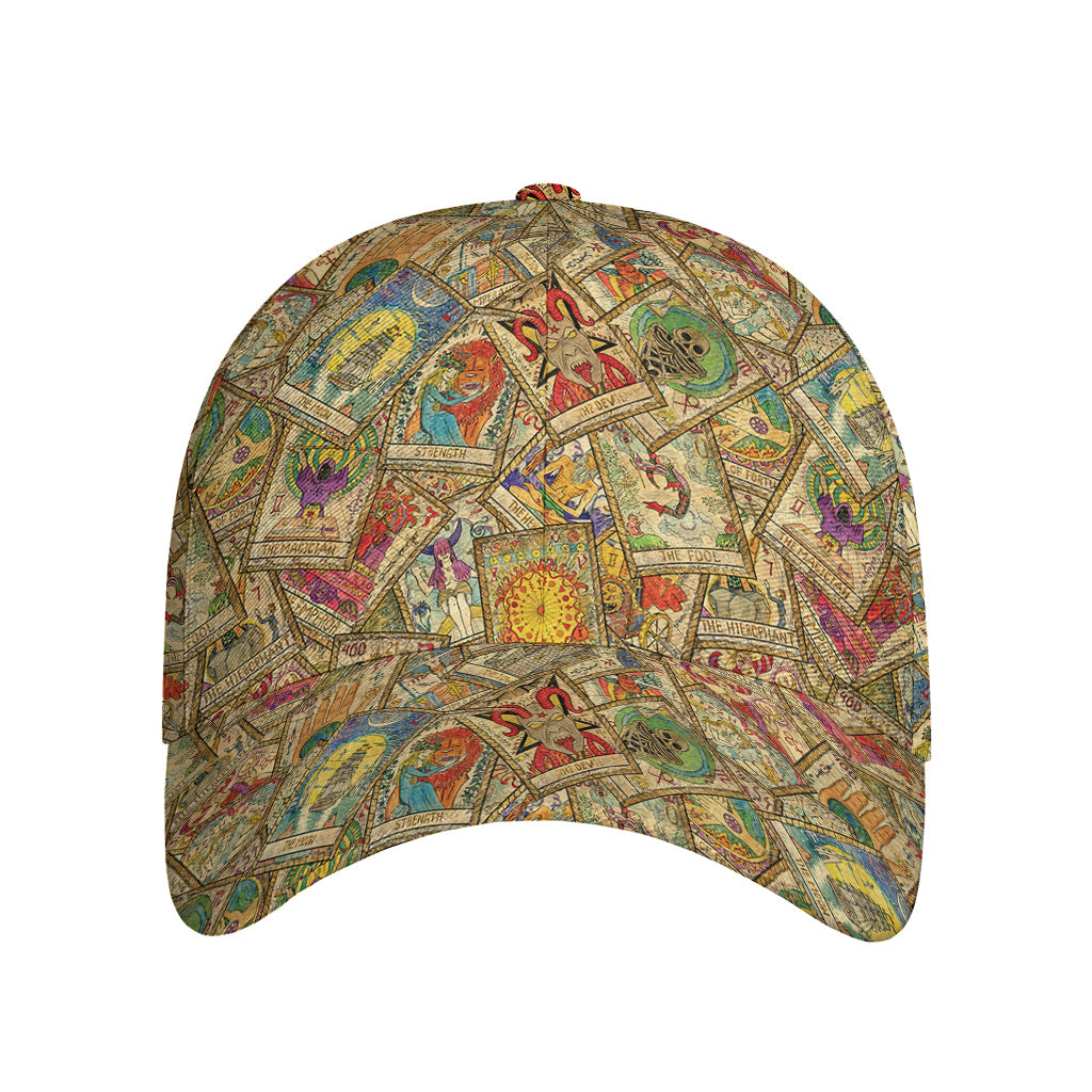 Vintage Wicca Tarot Card Print Baseball Cap