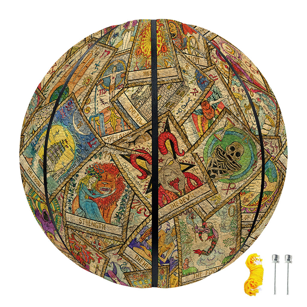 Vintage Wicca Tarot Card Print Basketball