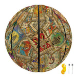 Vintage Wicca Tarot Card Print Basketball