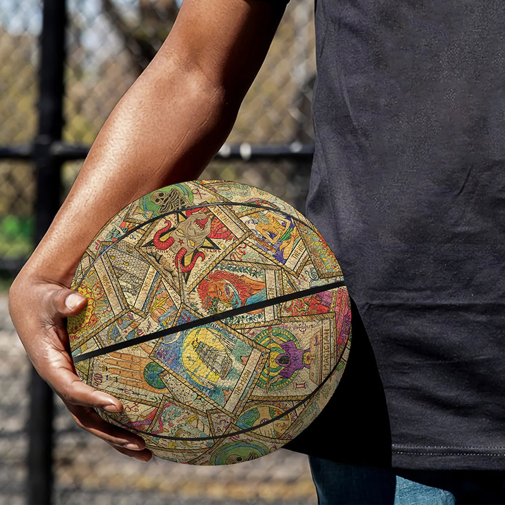 Vintage Wicca Tarot Card Print Basketball
