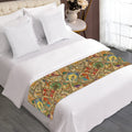 Vintage Wicca Tarot Card Print Bed Runner