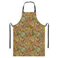 Vintage Wicca Tarot Card Print Bib Apron With Pocket