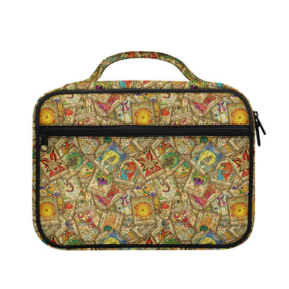 Vintage Wicca Tarot Card Print Briefcase Bible Bag