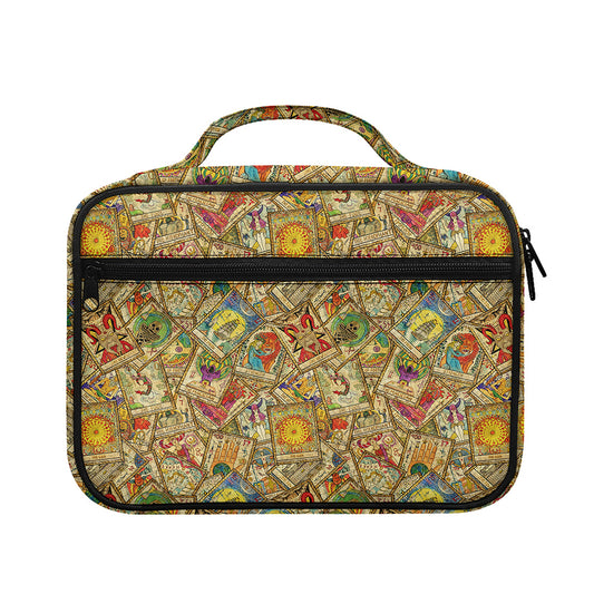 Vintage Wicca Tarot Card Print Briefcase Bible Bag
