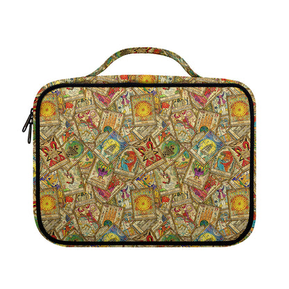 Vintage Wicca Tarot Card Print Briefcase Bible Bag