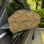 Vintage Wicca Tarot Card Print Car Side Mirror Covers