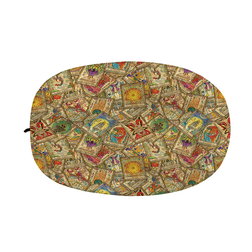 Vintage Wicca Tarot Card Print Car Side Mirror Covers