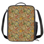 Vintage Wicca Tarot Card Print Crossbody Lunch Bag